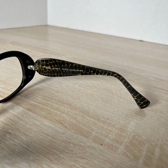 Jean Lafont Paris Fauve 100 Sunglasses FRAMES ONLY Black Made in France